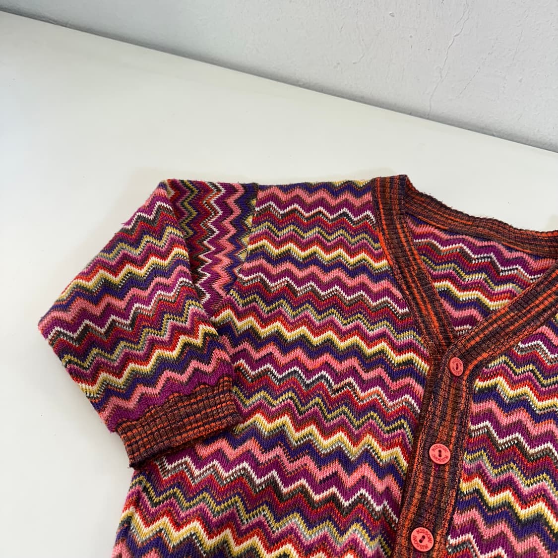 4-6T 미쏘니 키즈 패턴 가디건 상품이미지1