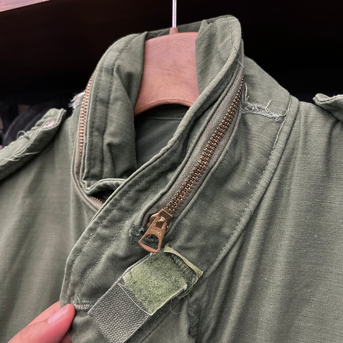 M/L 80s 알파 인더스트리 M65 필드 자켓 오리지널 야상 상품이미지3