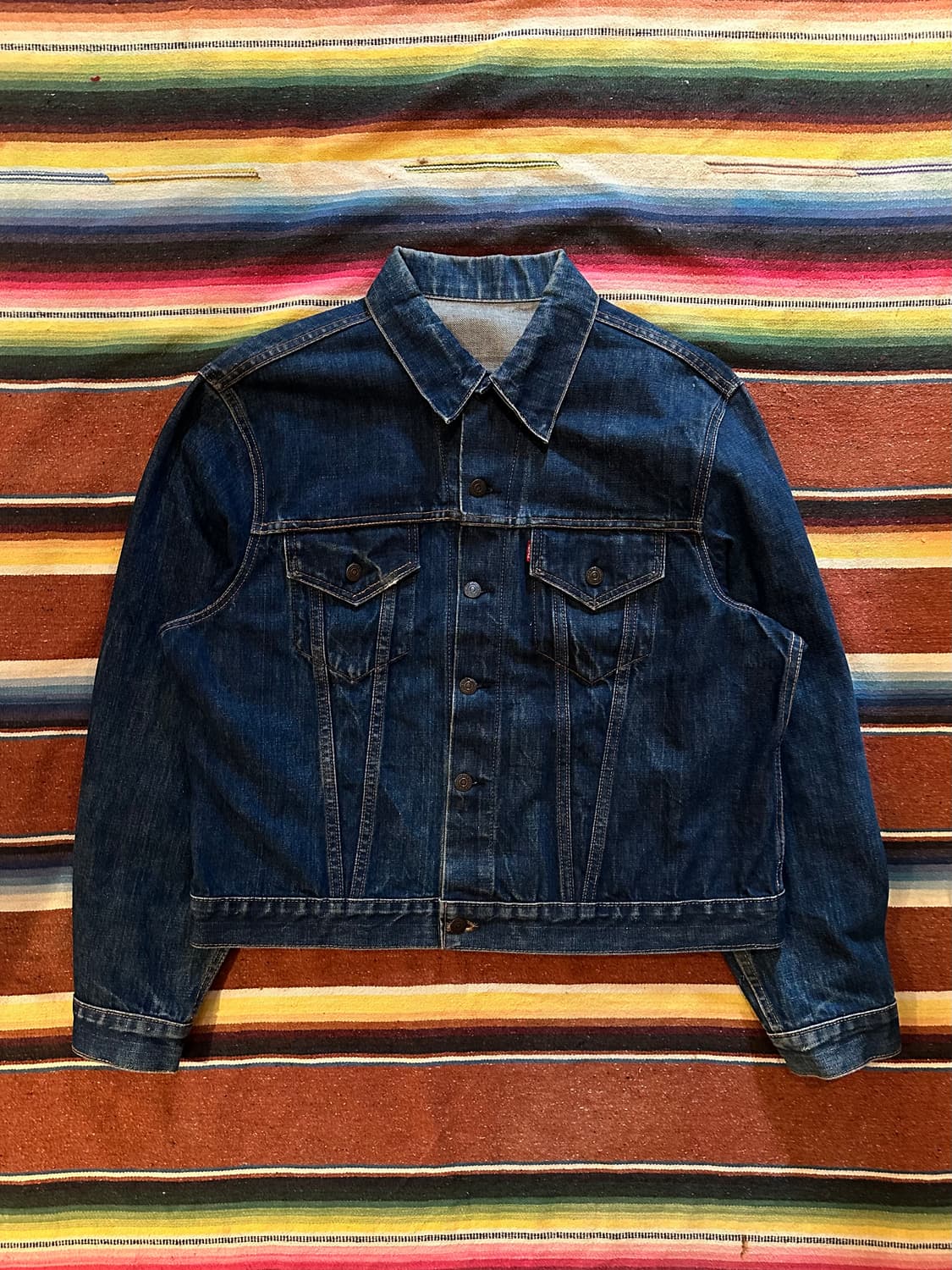 70s USA Levis 70505 Big E Denim Jacket 상품이미지1