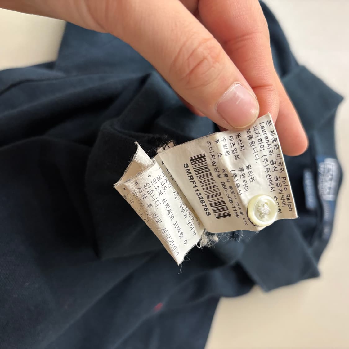 폴로 랄프로렌 레드 빅포니 블랙 긴팔티 상품이미지4