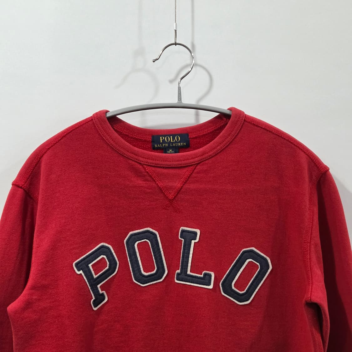 폴로랄프로렌 키즈 스펠로고 기모 맨투맨 M/10/12 상품이미지2