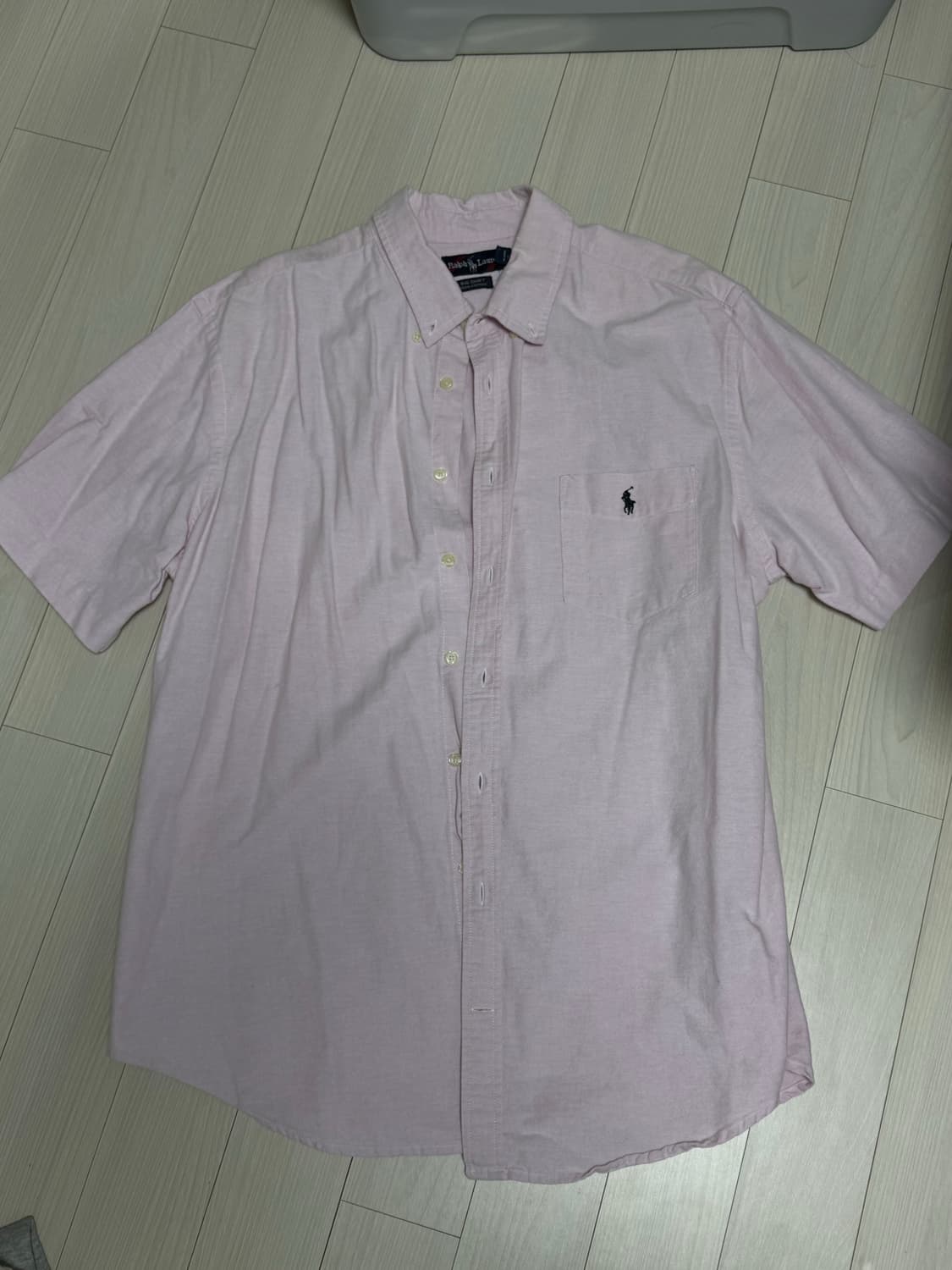 POLO big shirt pink 상품이미지1