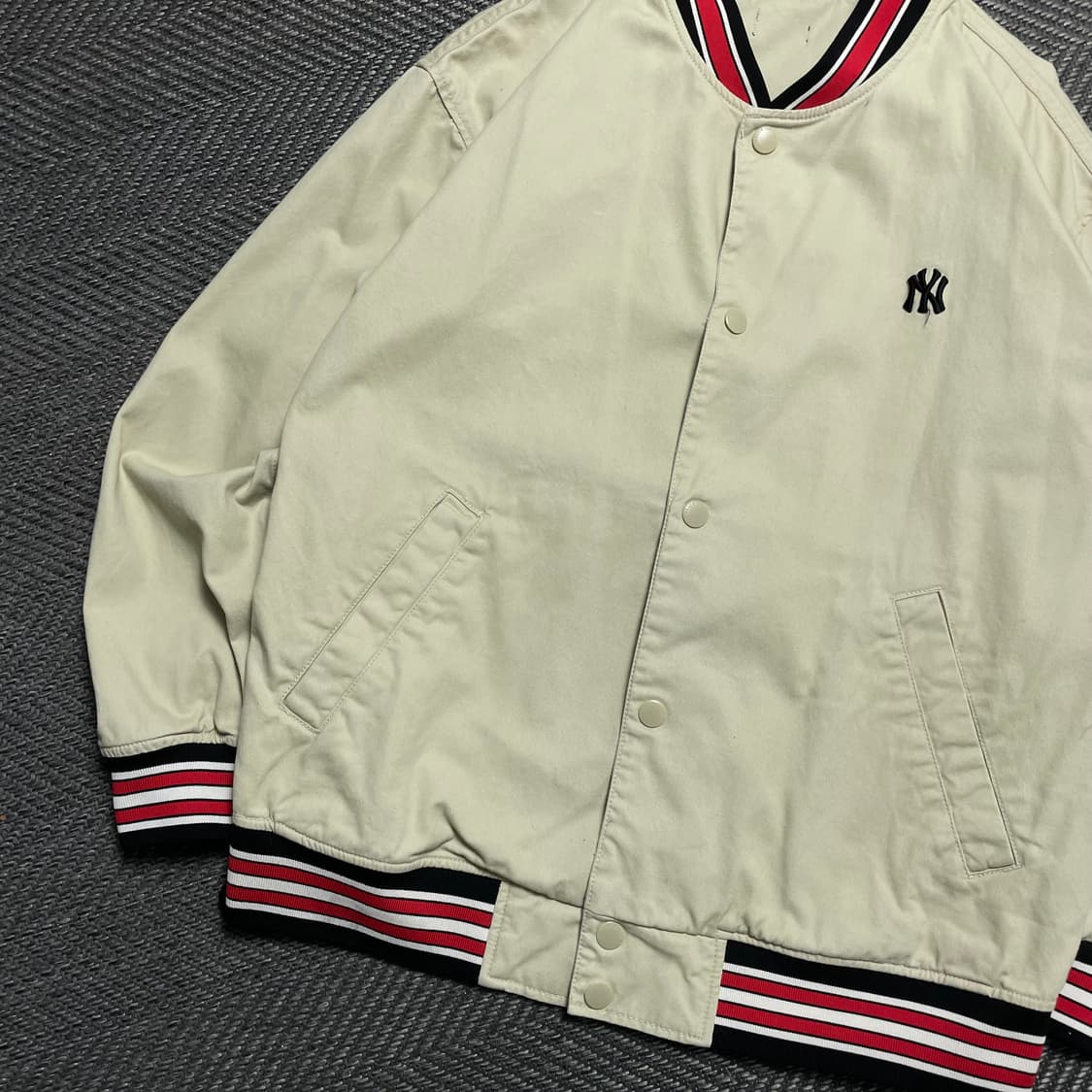 00s MLB 올드스쿨 뉴욕 양키스 베이스볼 바시티 자켓o 5281 상품이미지3