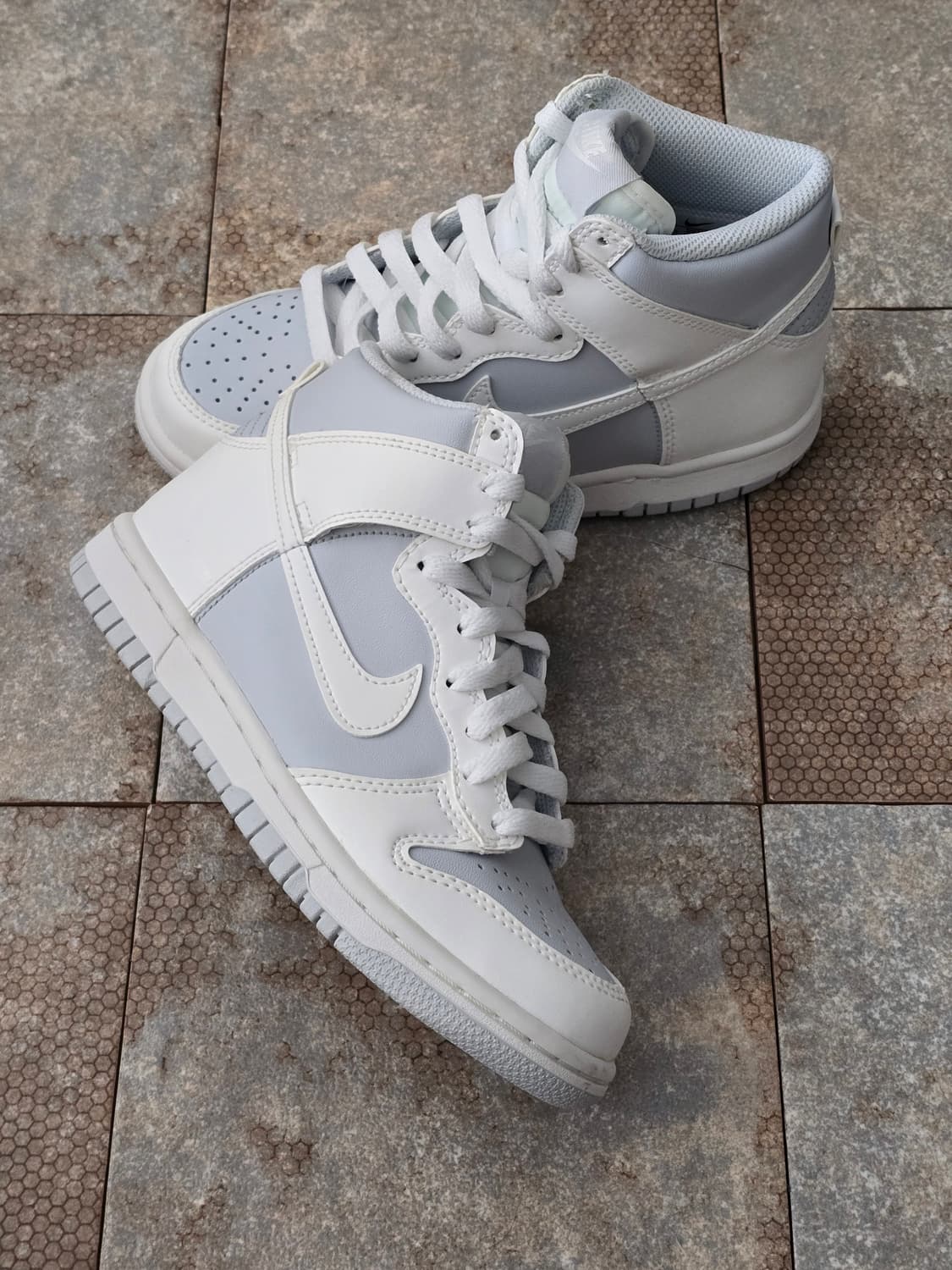 (225)나이키 덩크 하이 퓨어 플래티넘 상품이미지6