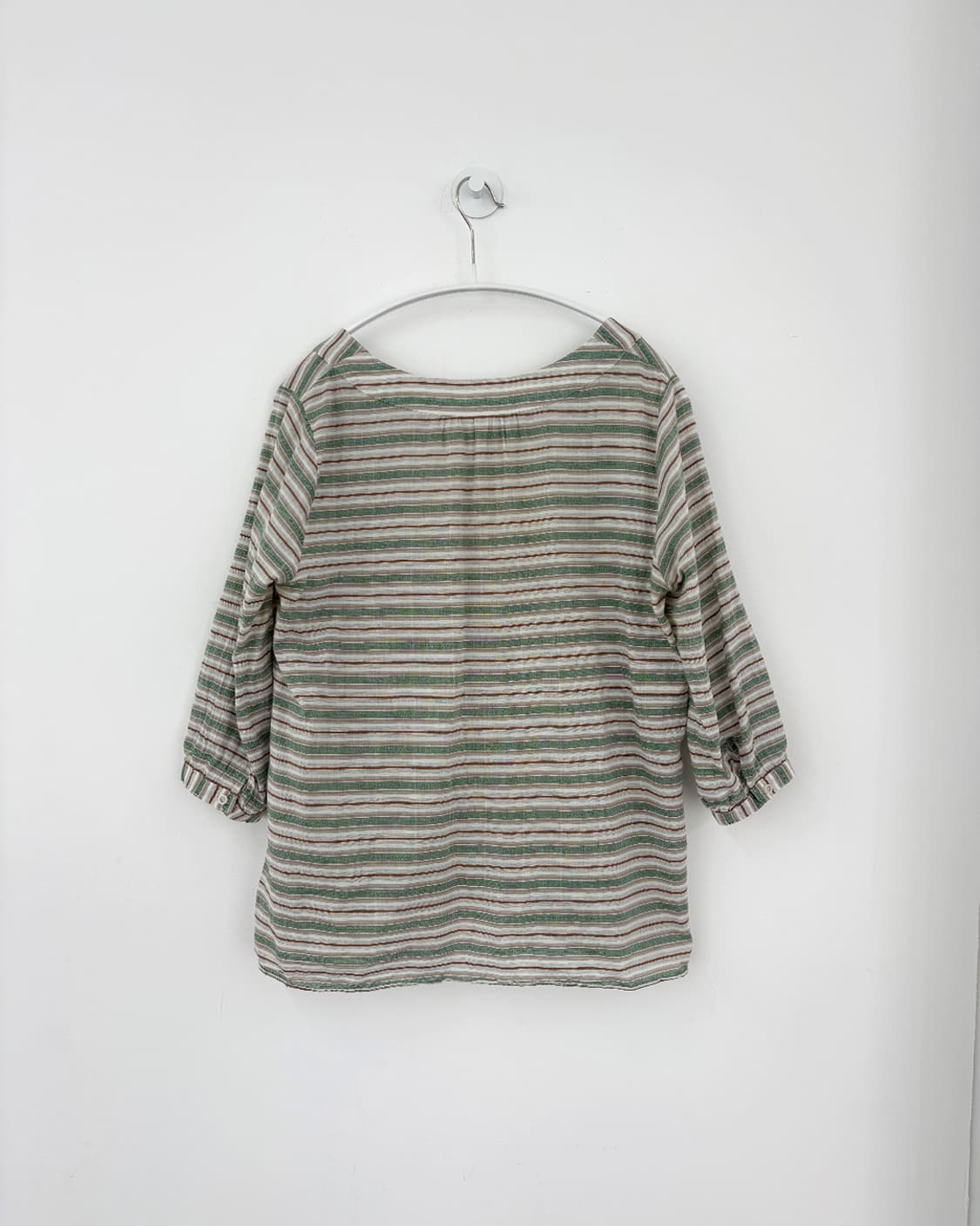 Golden Bear choco forest stripe blouse 상품이미지2