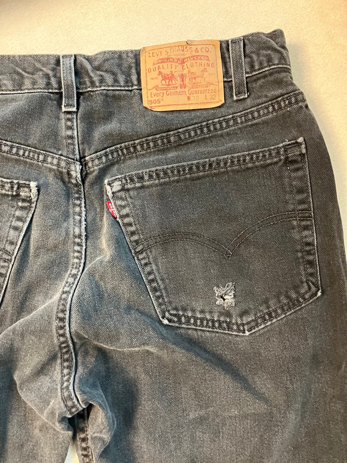 90s Levi’s black 505 (USA) 상품이미지4