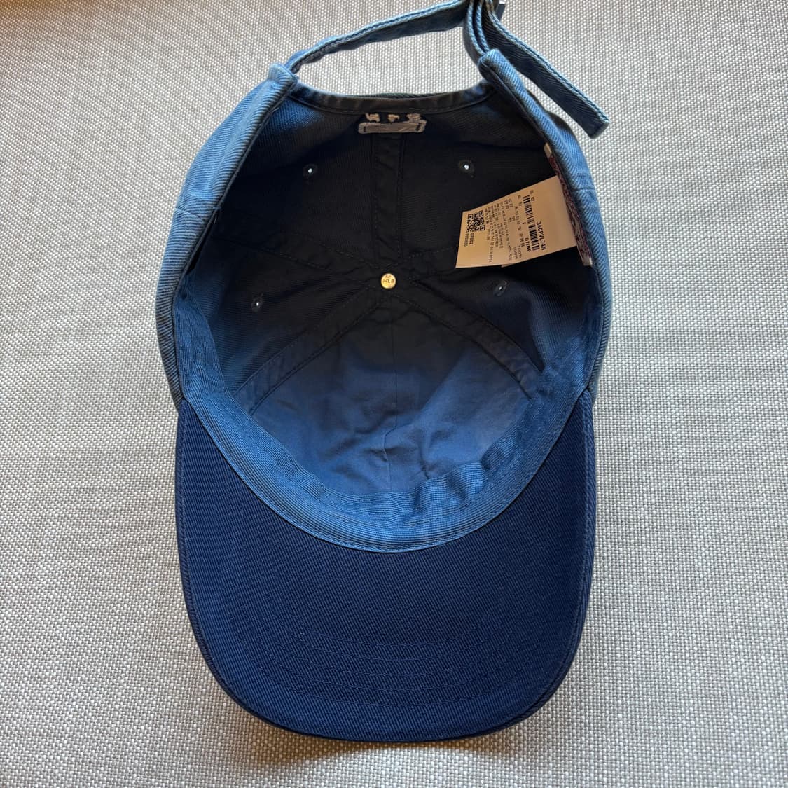 MLB 24N 바시티 빈티지 컬시브 배색 언스트럭쳐 볼캡 상품이미지8