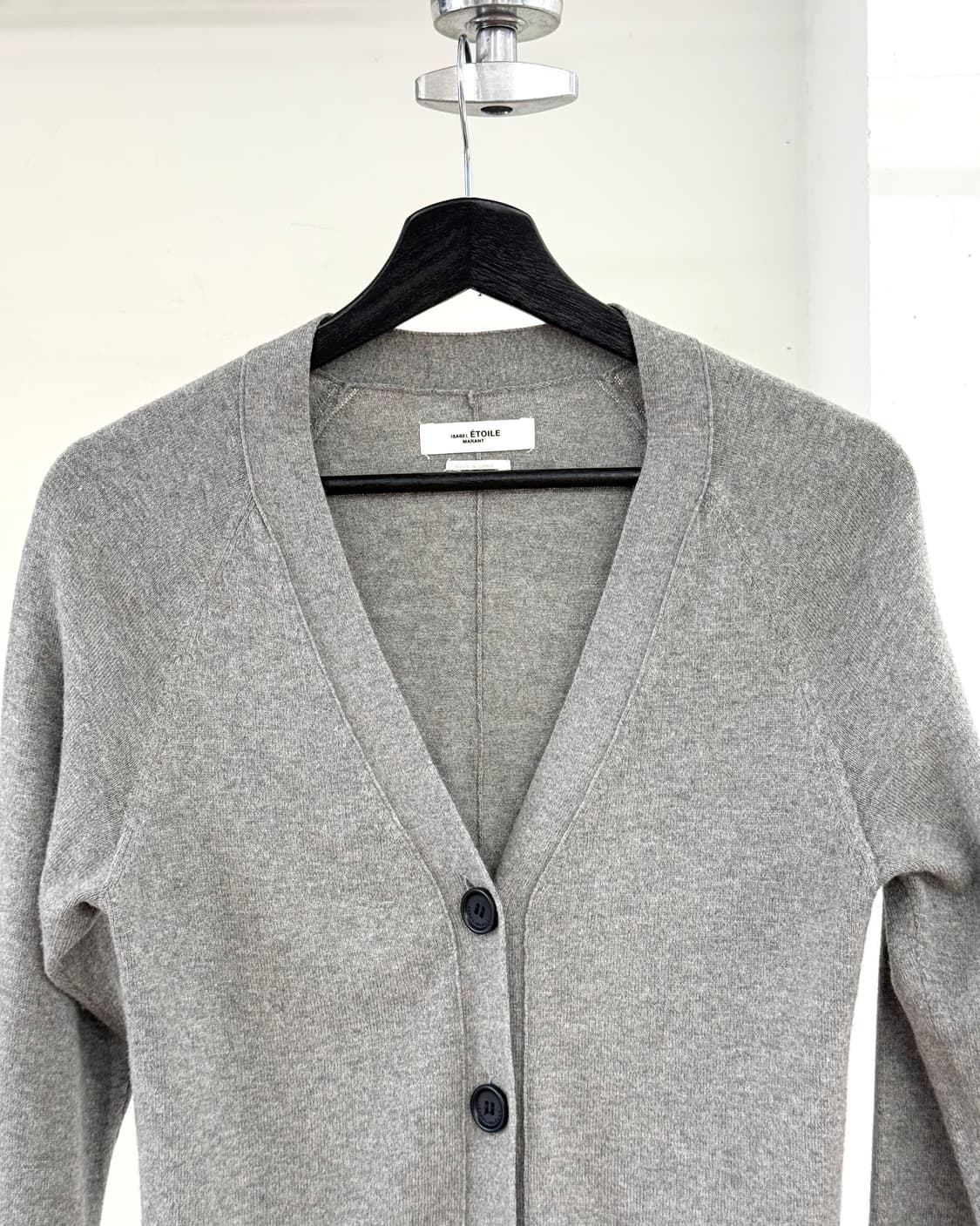 이자벨 마랑 에뚜왈 그레이 브이넥 니트 가디건 상품이미지2
