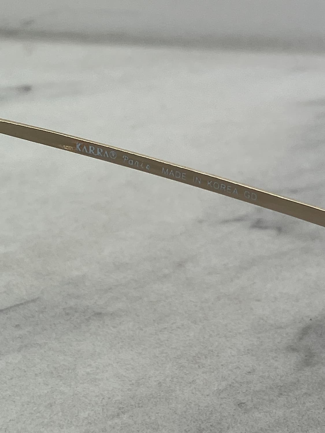 카라 KARRA 골드 소프트 스퀘어 메탈테 안경82 상품이미지7