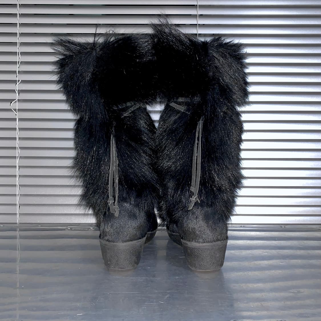 00s 리얼 퍼 테크니카 털 부츠 상품이미지6