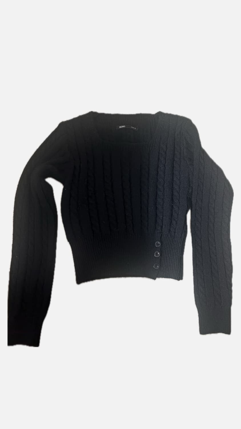 미쏘 블랙 니트 상품이미지1