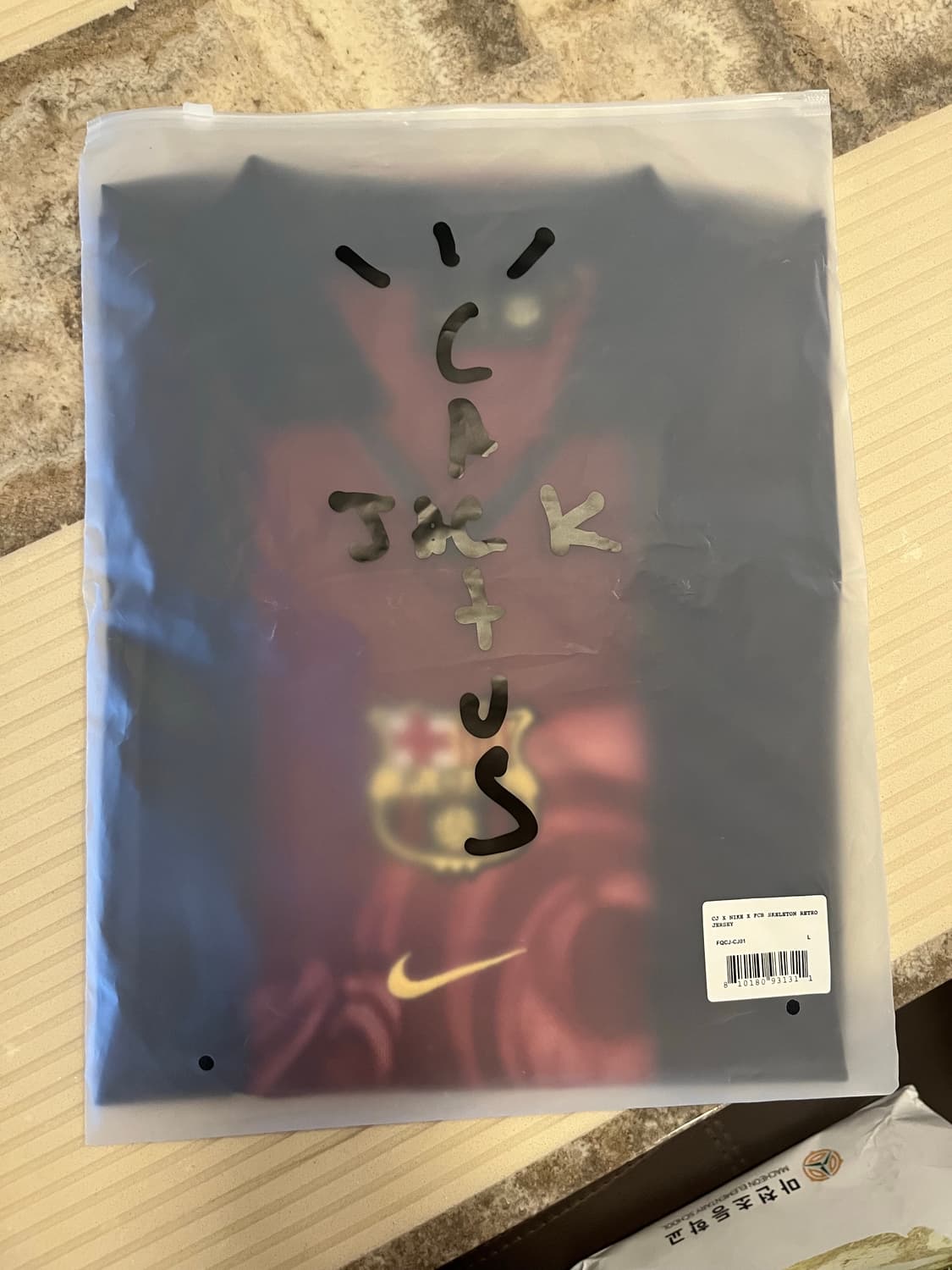 [L]트레비스 스캇 바르셀로나 레트로 저지 상품이미지1