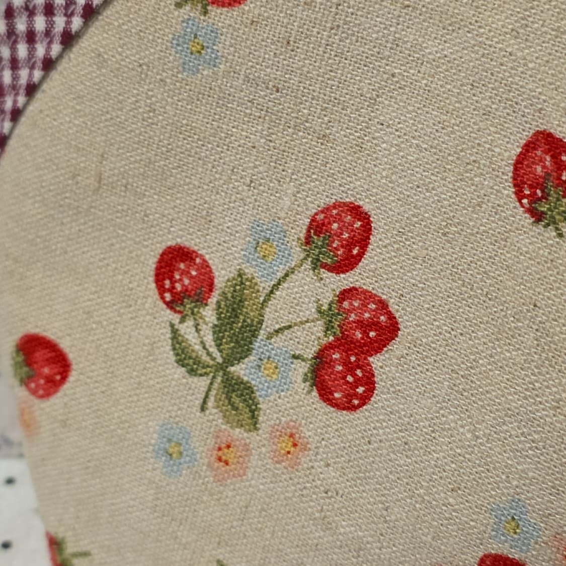 특가 핸드메이드 린넨 딸기 파우치 상품이미지2