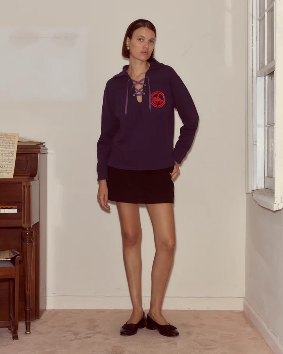 [S,M]보디 BODE Pet Pullover 폴로 롱 슬리브리스 탑 상품이미지3