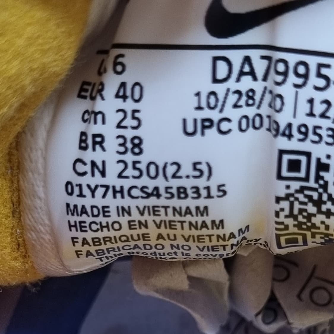 나이키 와플원 푸시아 운동화250  상품이미지6