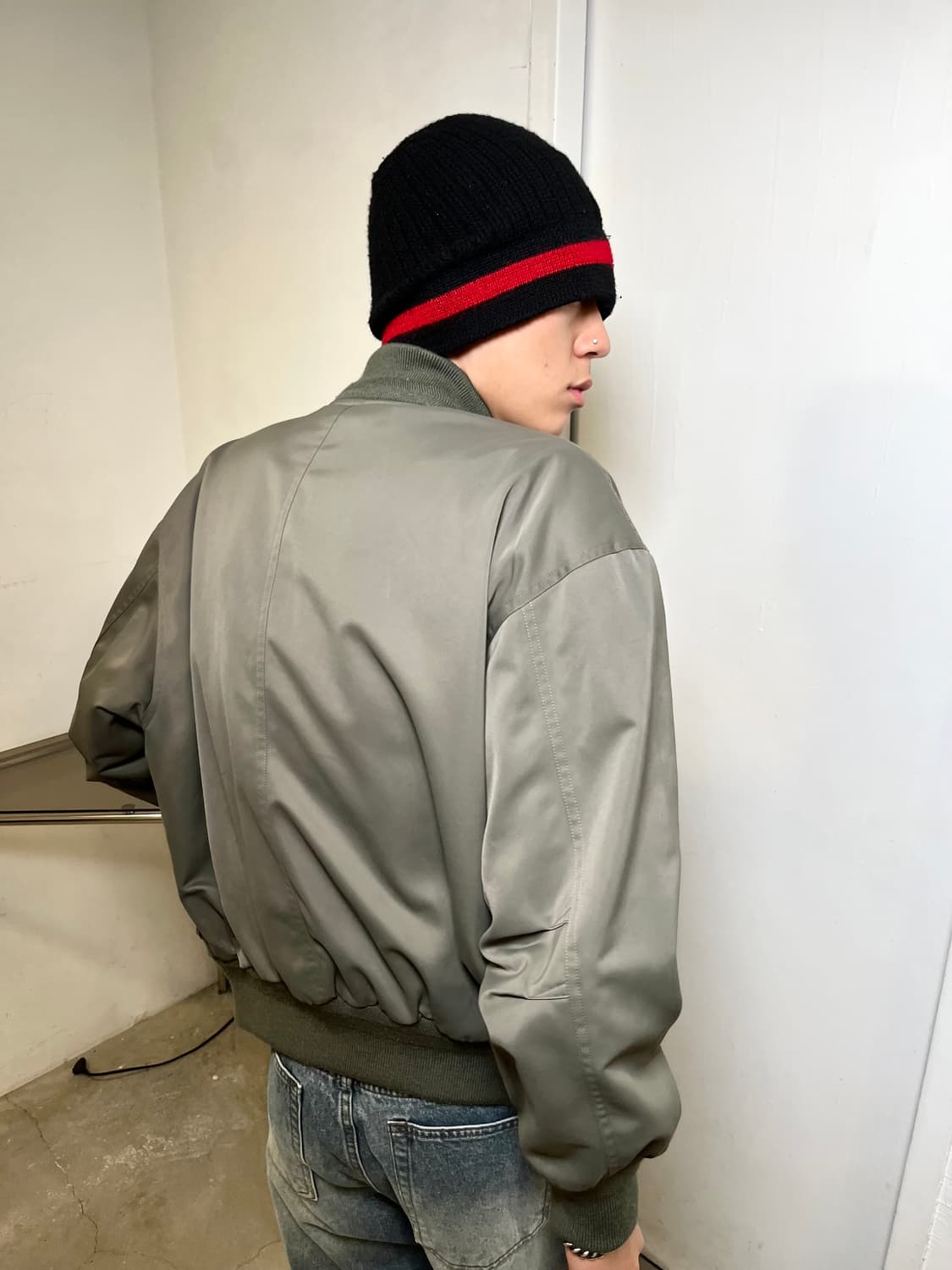 Ma-1 Type Crop Bomber Jacket 상품이미지5