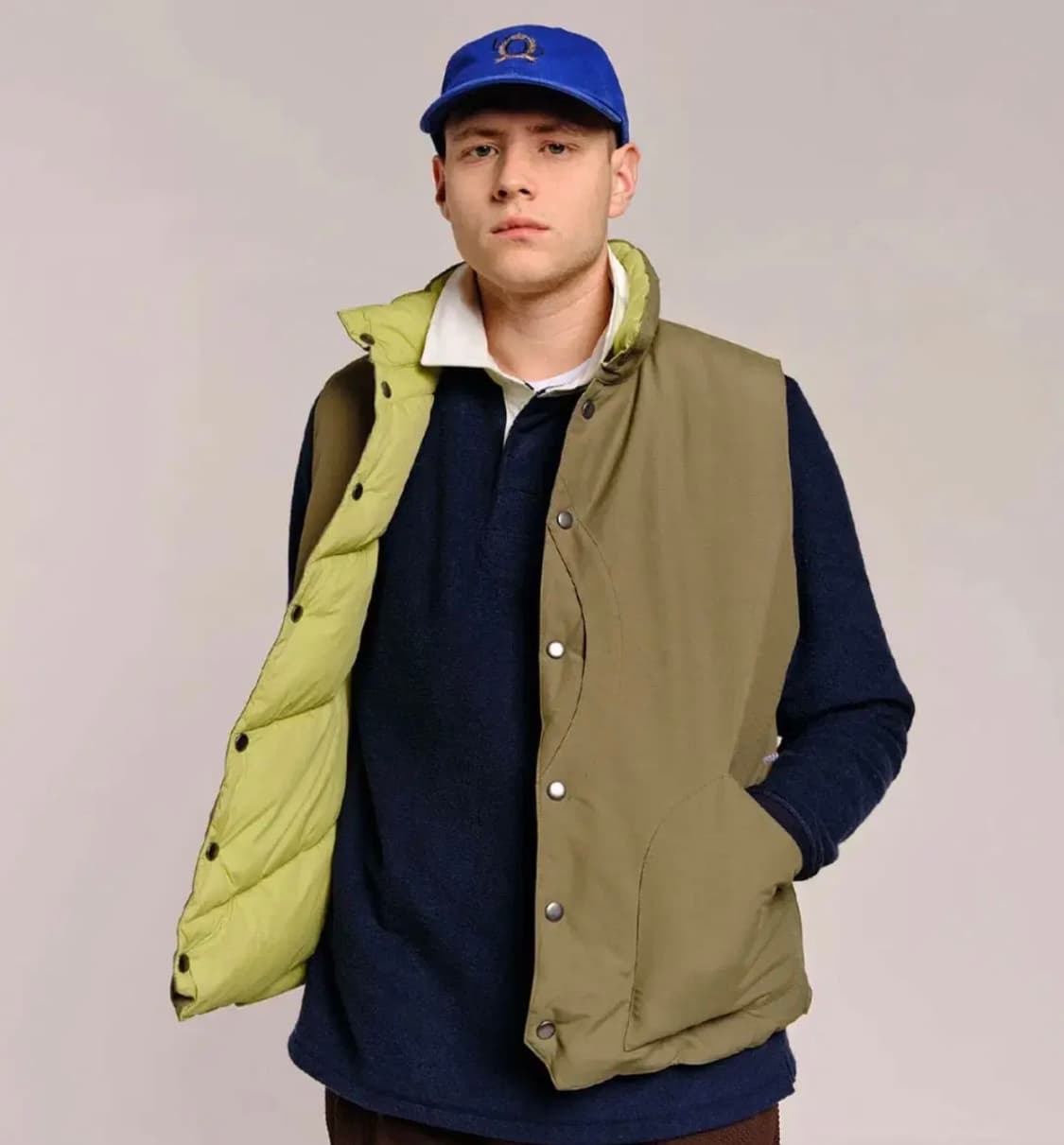 팝트레이딩 컴퍼니 Quilted Reversible Vest XL 상품이미지3