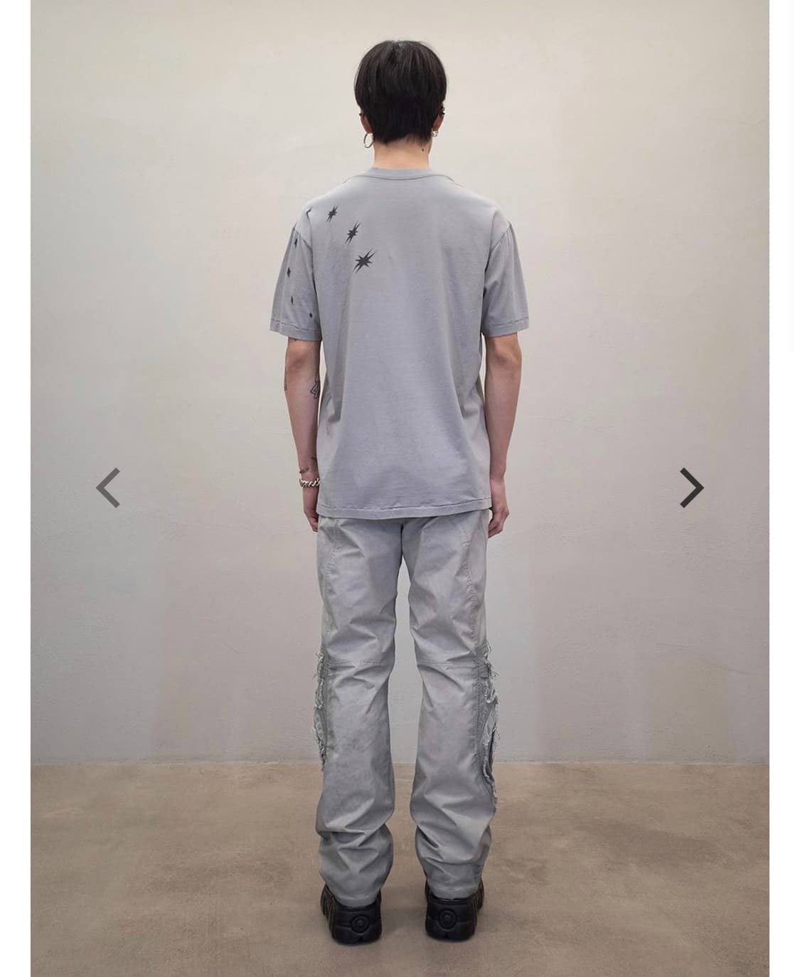 코스트퍼킬로 DIRTY STAR T-SHIRT-GREY 더티스타 상품이미지5