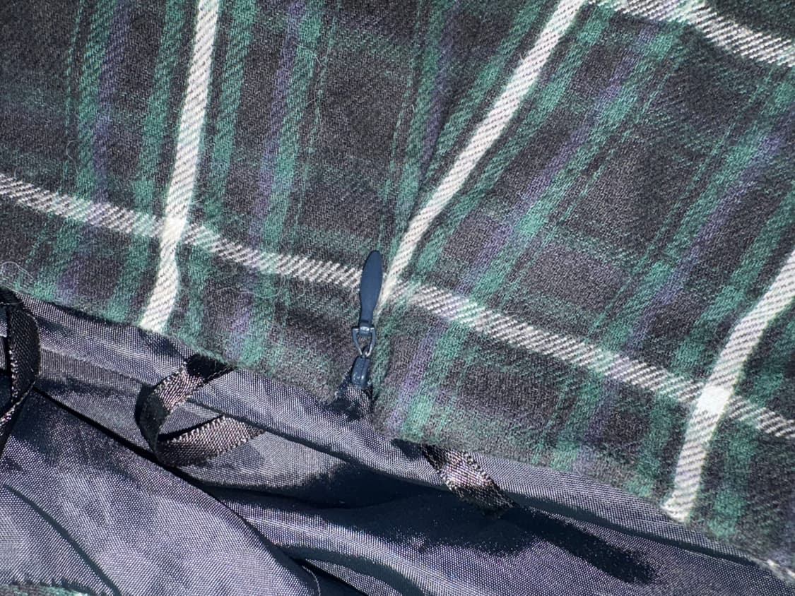 언발란스 그런지 체크 스커트 상품이미지3