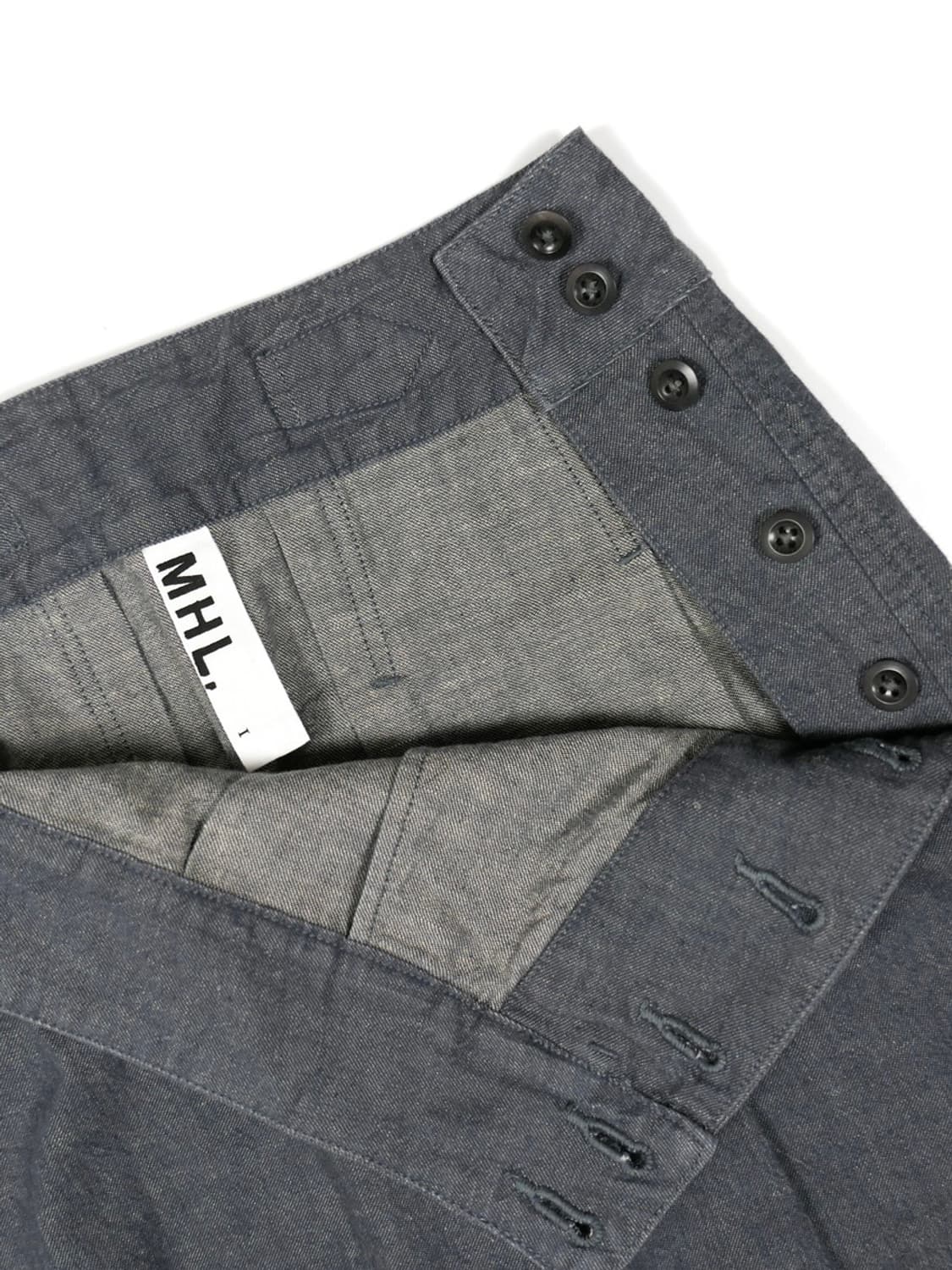 MHL side button flared skirt 상품이미지3