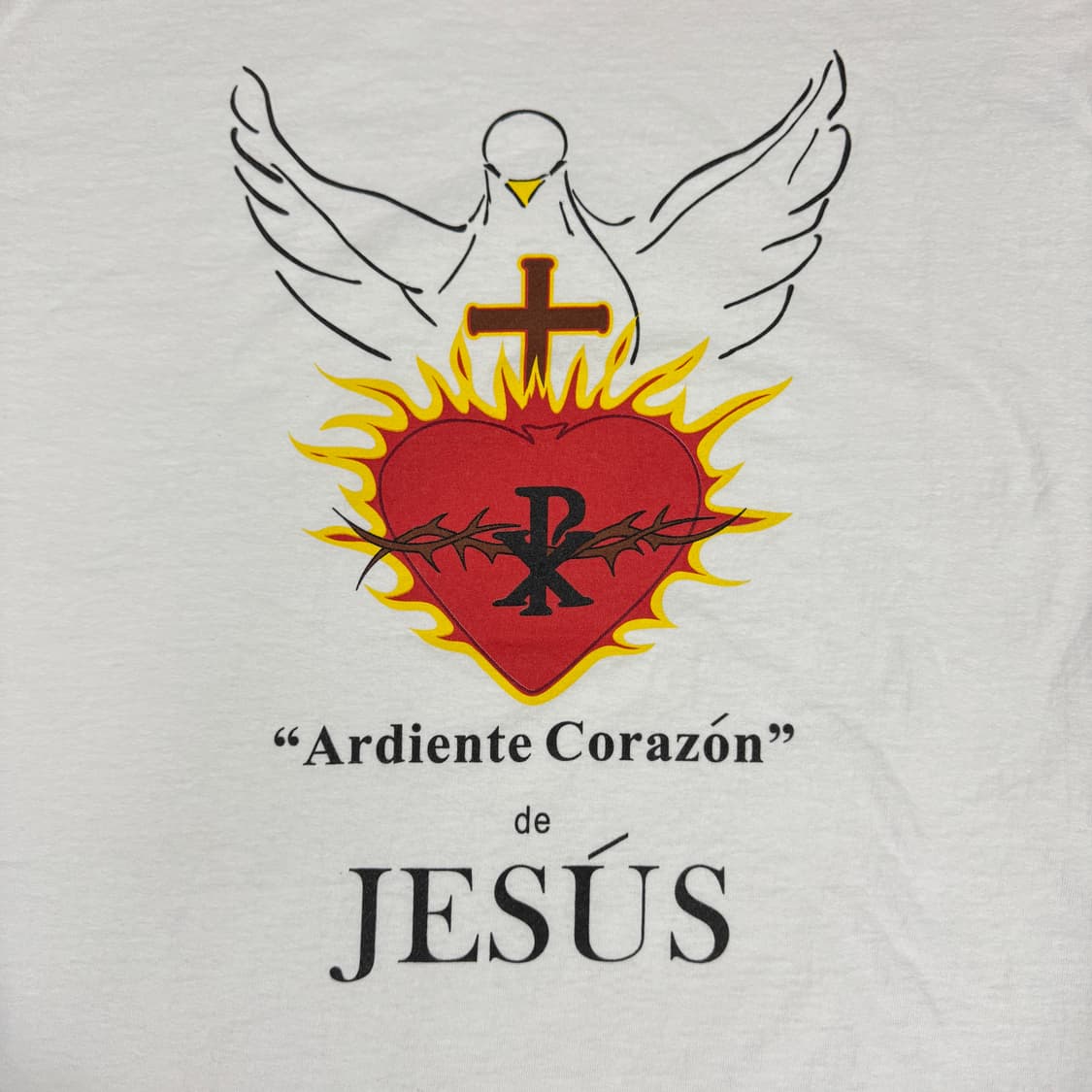 빈티지 Jesus 지저스 가시관 티셔츠 상품이미지4