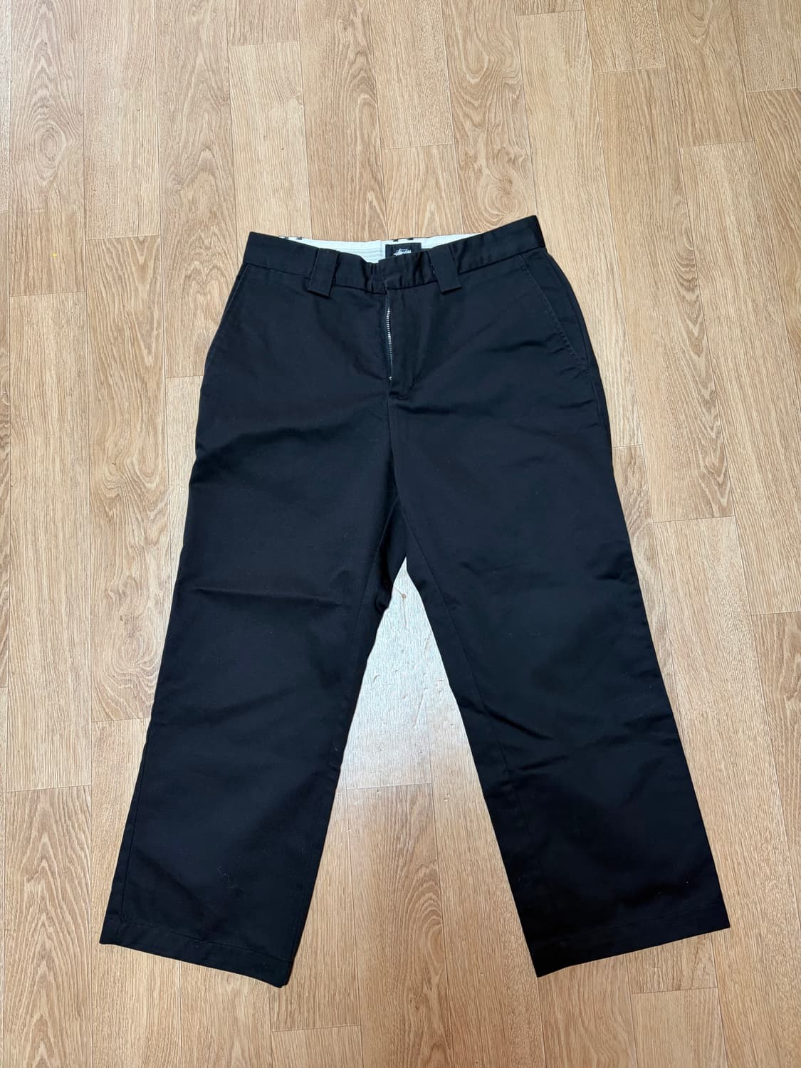 스투시 9부 블랙팬츠. (30사이즈) 상품이미지1