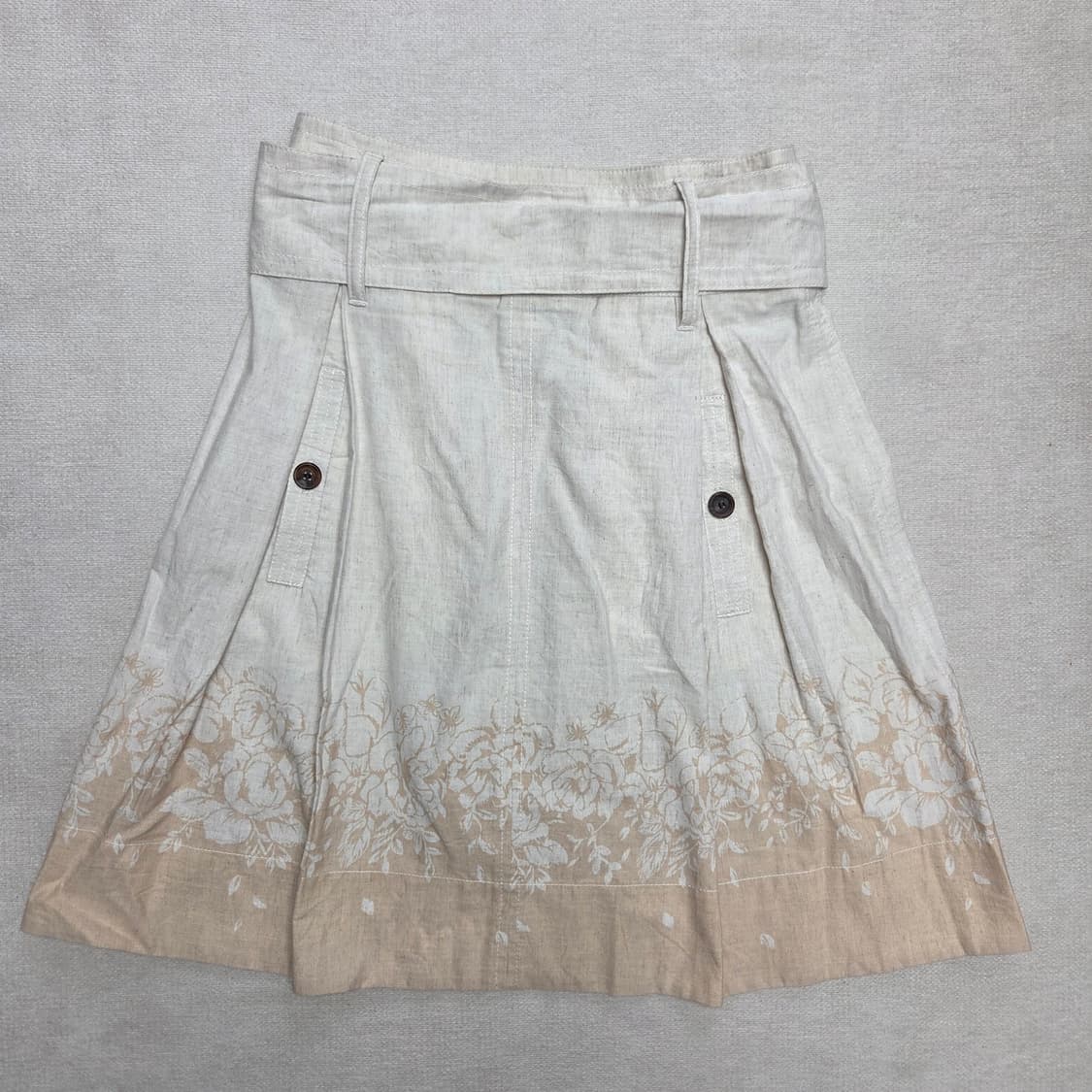 Theory 띠어리 린넨 혼방 벨티드 미니 스커트 상품이미지1