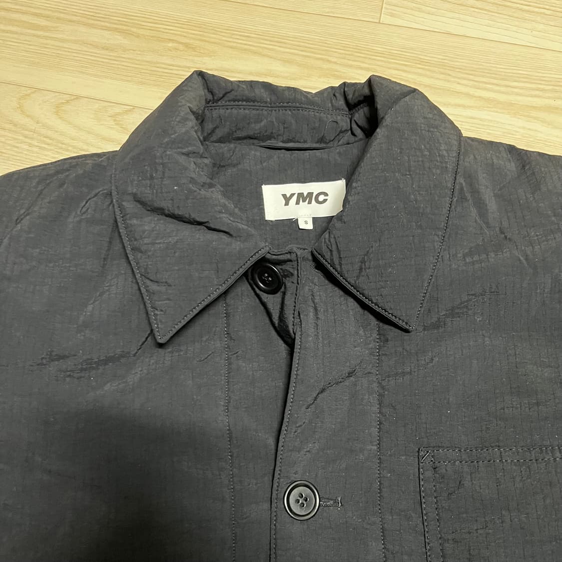 YMC Labour 초어 자켓 패디드 립스탁 블랙 S 상품이미지2