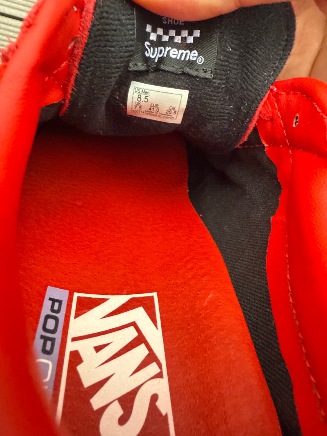 (US8.5) 슈프림 x 반스 SID Fuck Em 스니커즈 상품이미지3