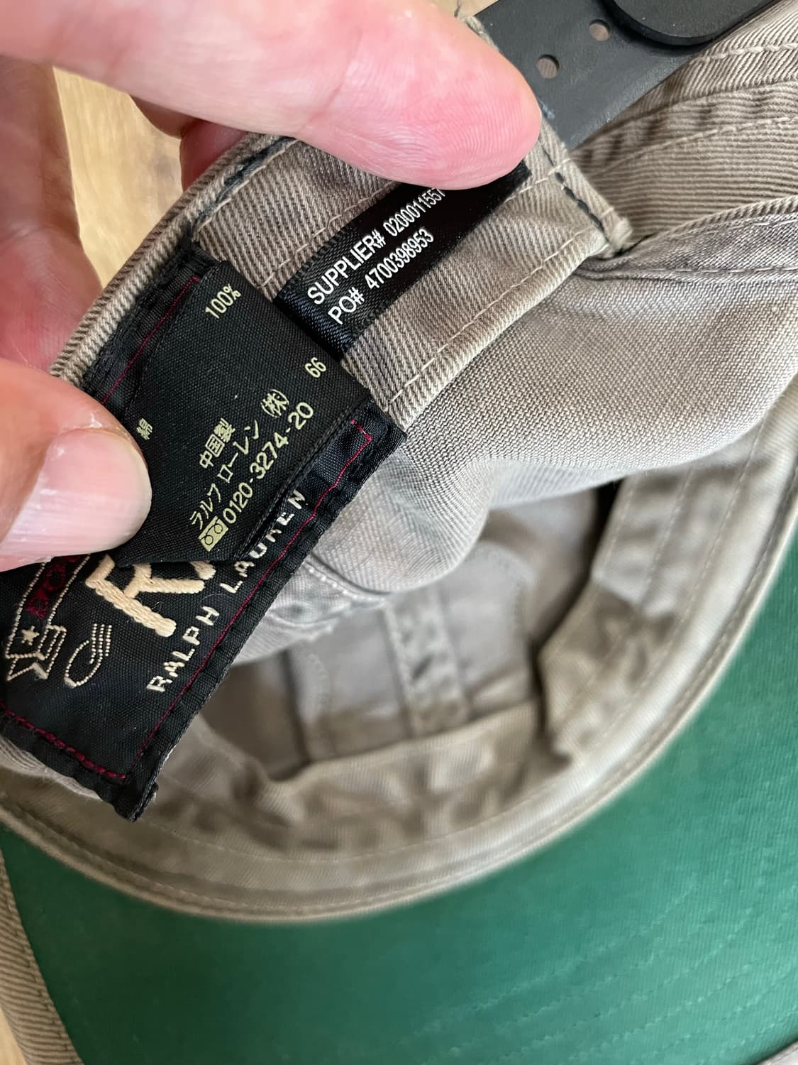 택포) 더블알엘 rrl 패치로고 선페이드 빈티지 모자 볼캡 상품이미지5