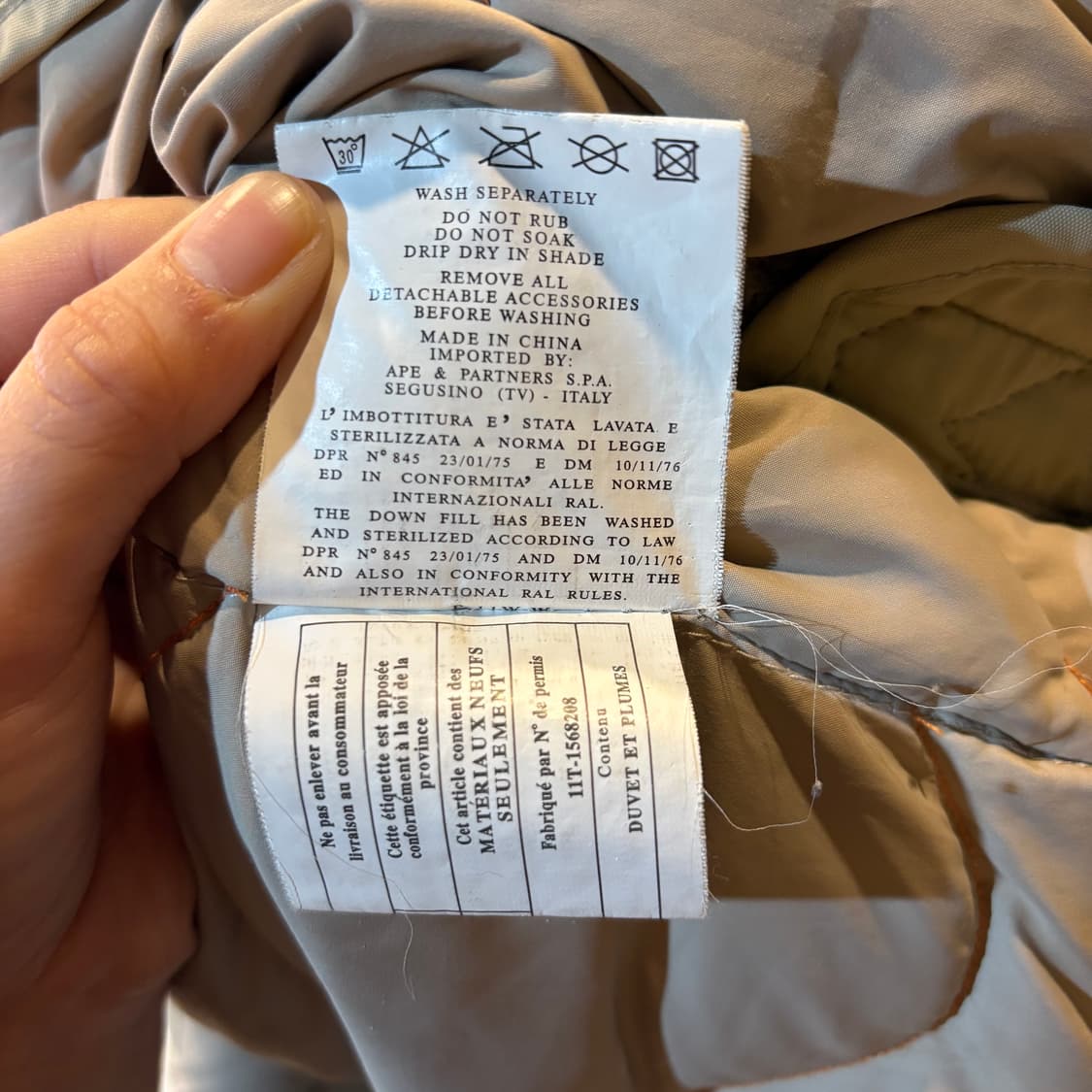 파라점퍼스 코디악 베이지 패딩 상품이미지9