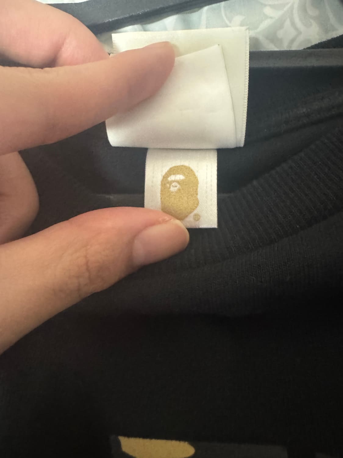 BAPE 카모 롱슬리브 티셔츠 블랙 M 상품이미지3