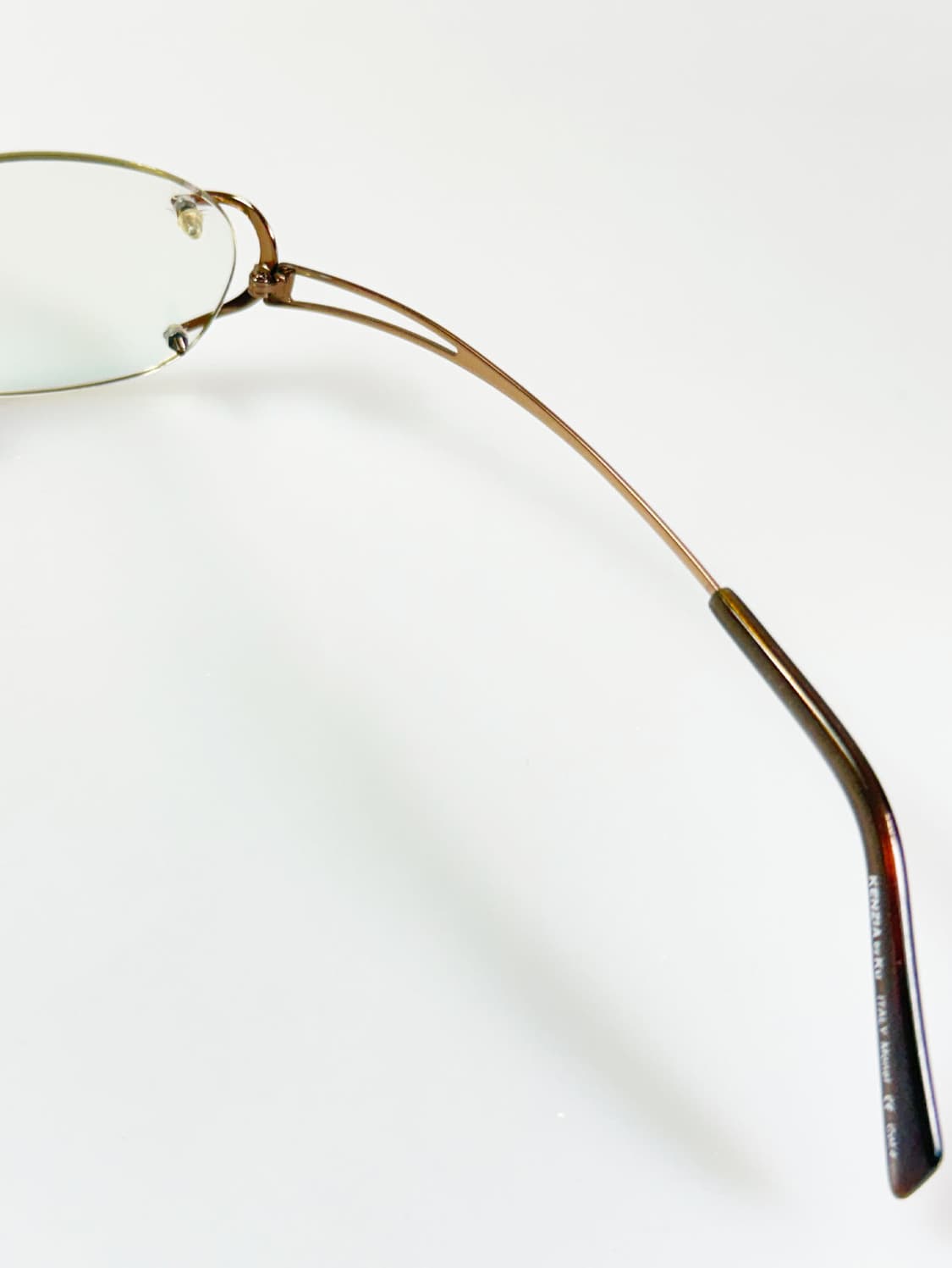 KENZIA ITALT 무테 오벌 메탈 프레임 빈티지 안경 상품이미지6