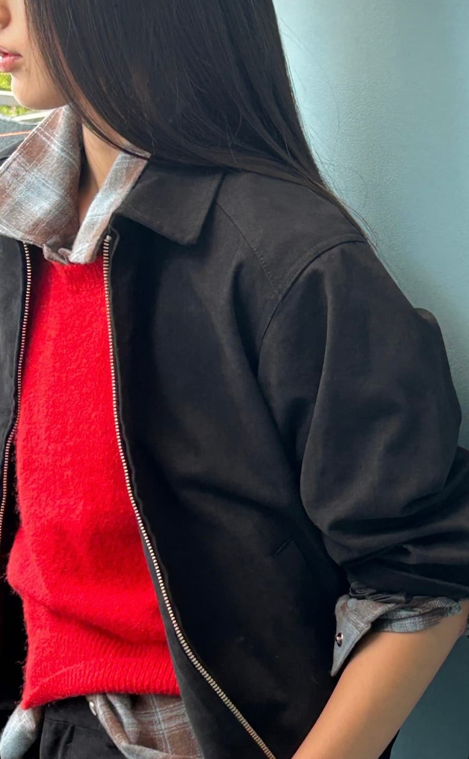 PONYTAIL 포니테일 스웨이드 자켓 상품이미지1