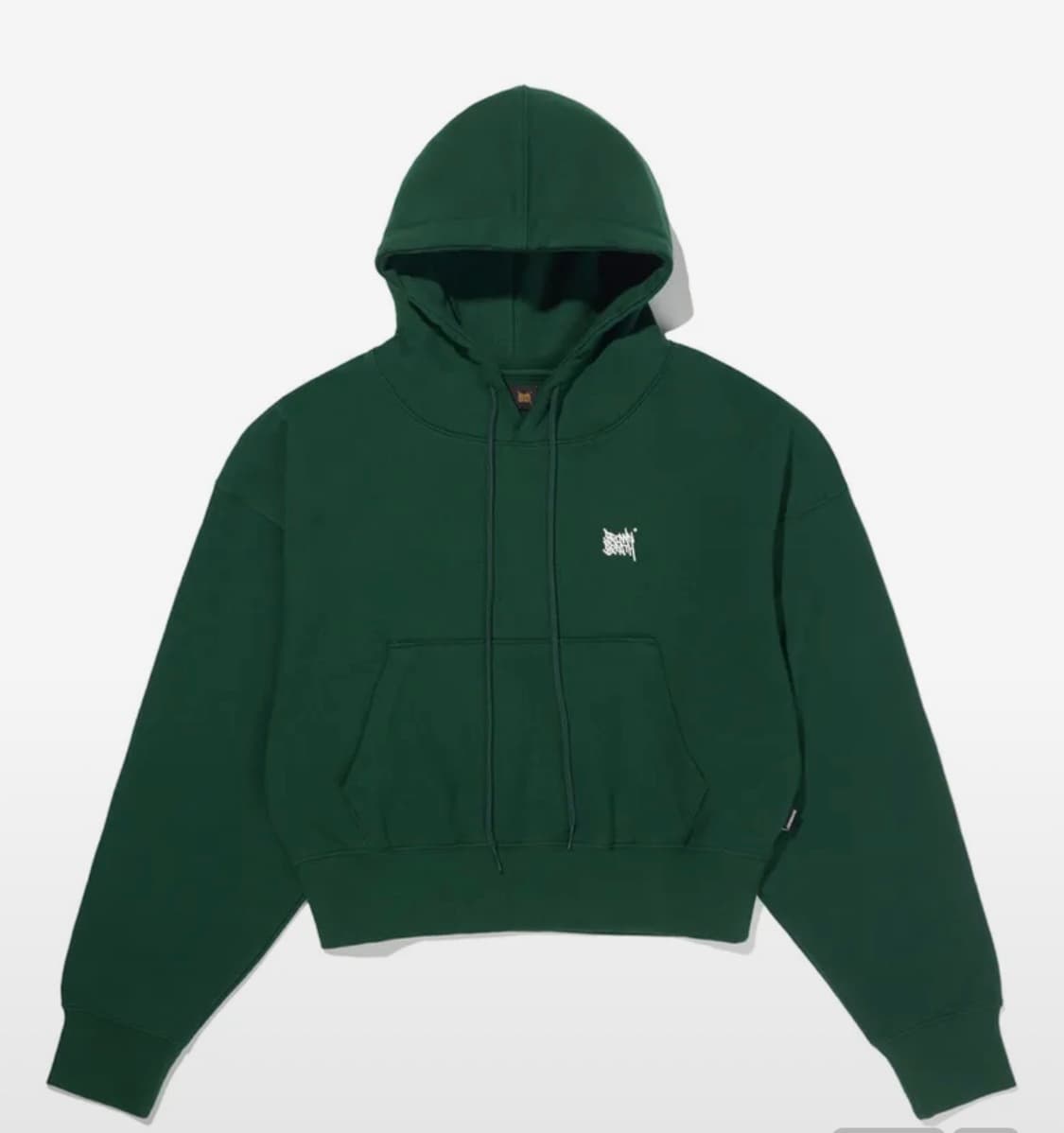 브라운브레스 크롭 후드티 그린 상품이미지2