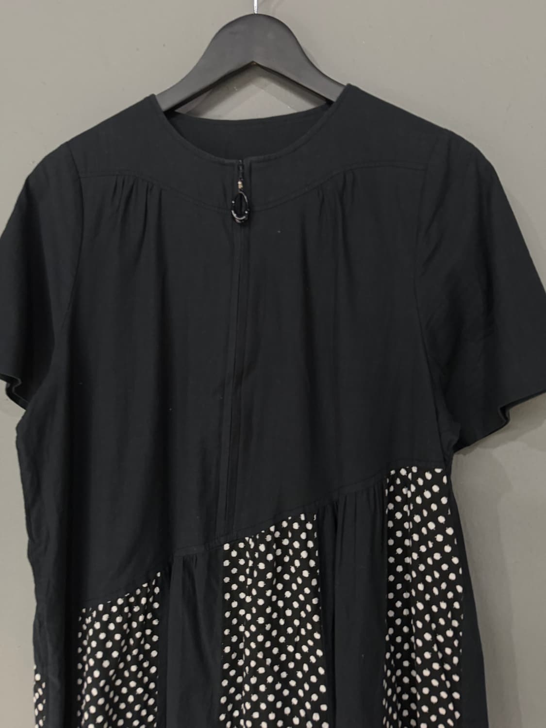 diagonal dot pattern point one-piece 상품이미지7