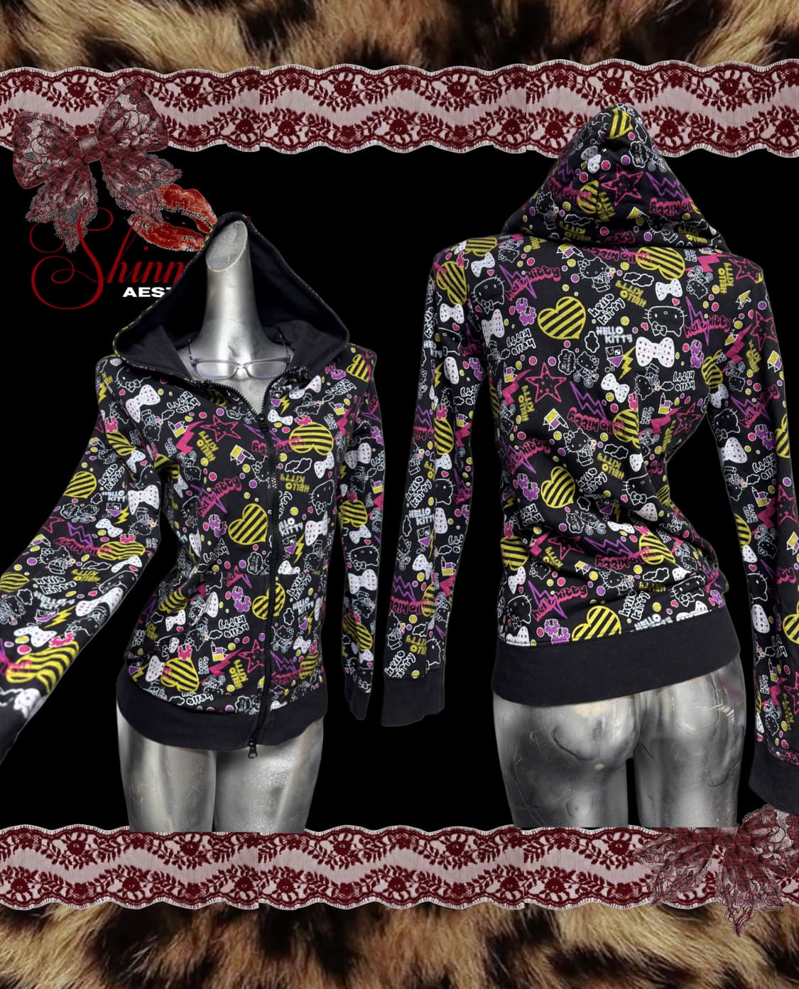 갸루 헬로키티  후디 상품이미지1