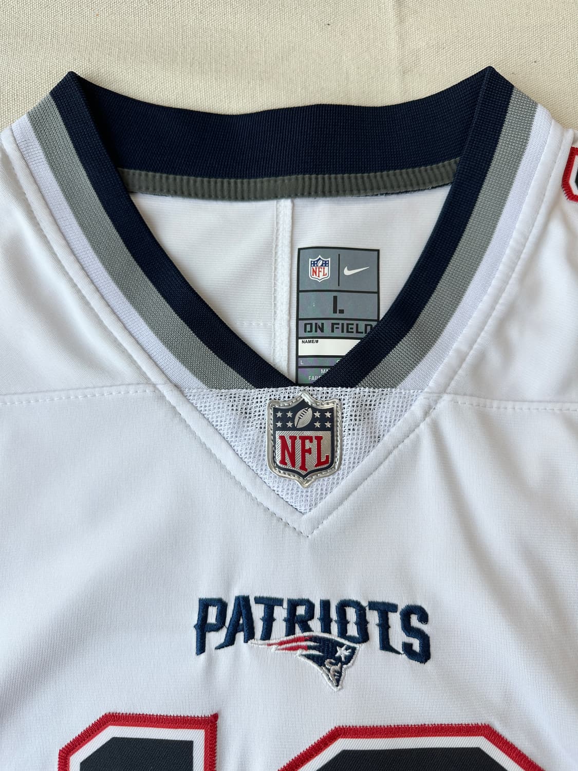나이키 뉴잉글랜드 패트리어츠 톰 브래디 NFL 져지 화이트 L 상품이미지4