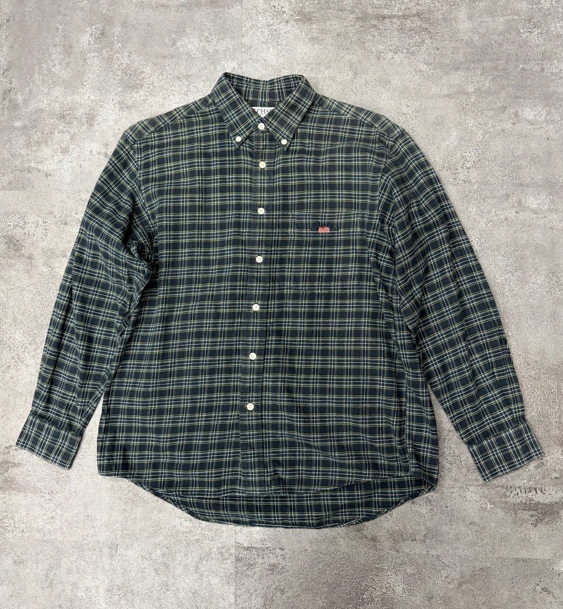 90s 챕스랄프로렌 플란넬 체크셔츠 상품이미지1