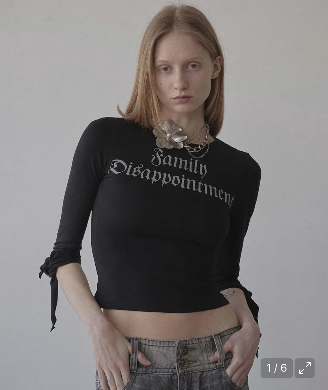 스컬프터 타이 슬리브 티 블랙 S 상품이미지1