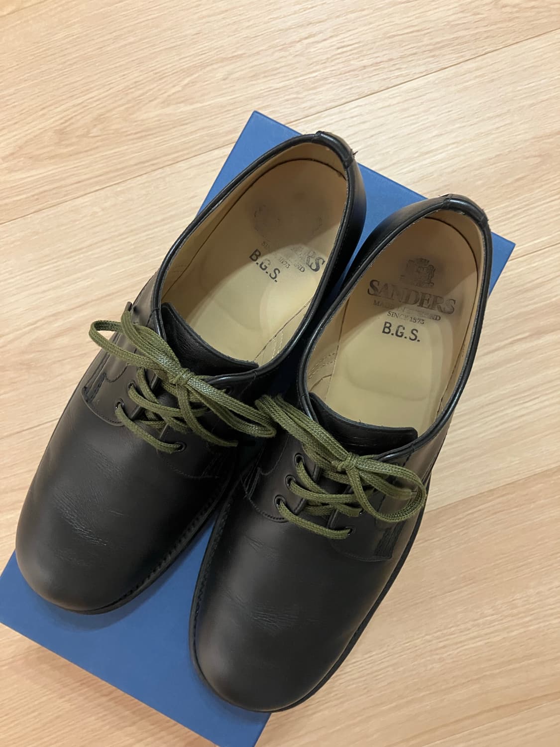 샌더스 BGS 플레인토 더비슈즈 uk7.5 상품이미지4