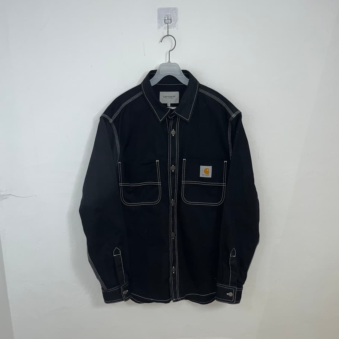 Carhartt WIP black chalk stitch jacket 상품이미지4