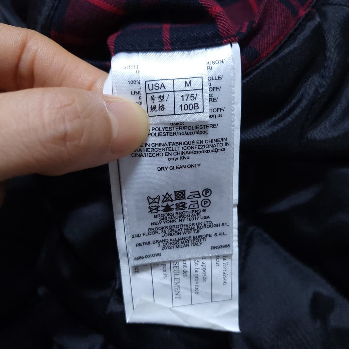 브룩스브라더스  남성 점퍼 M 0306  상품이미지7