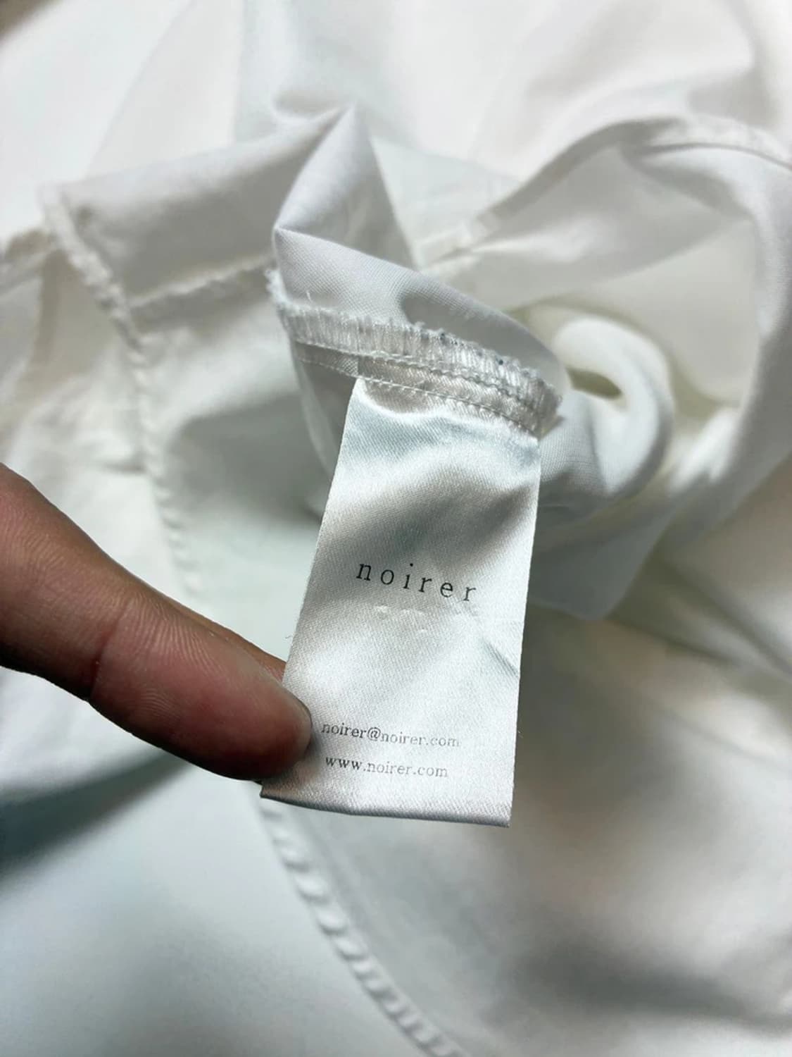 노이어 Noirer 20ss 테일러링 집업 셔츠 PN8222 상품이미지9