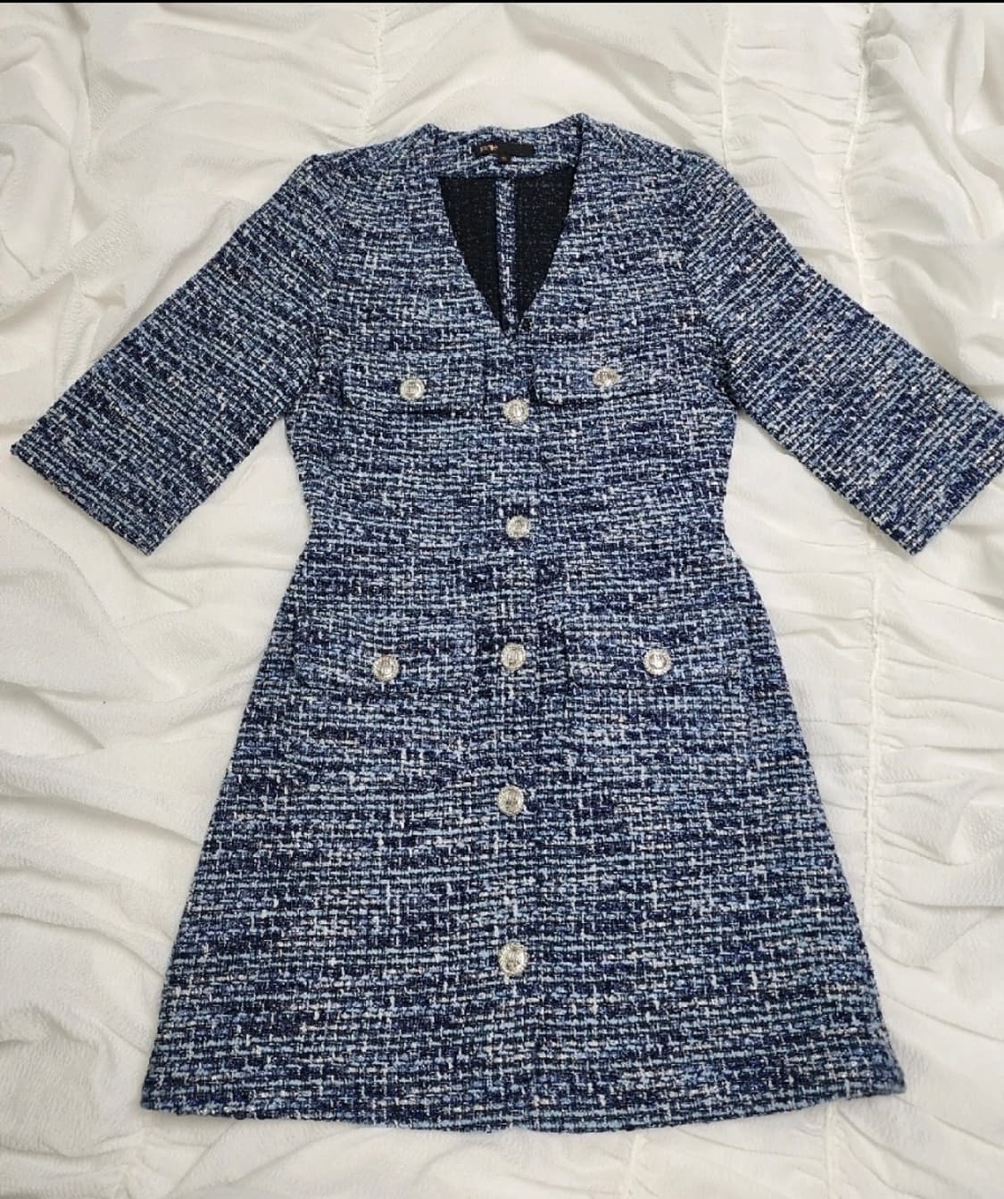 산드로 트위드원피스36 상품이미지3