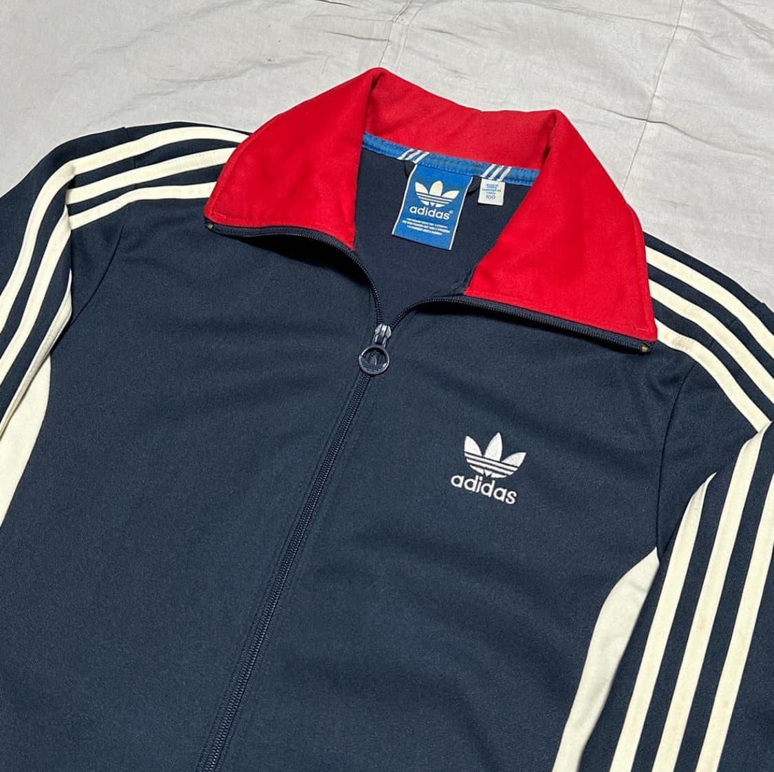 100 아디다스 유로파 레드 네이비 배색 트랙탑 0229 상품이미지1