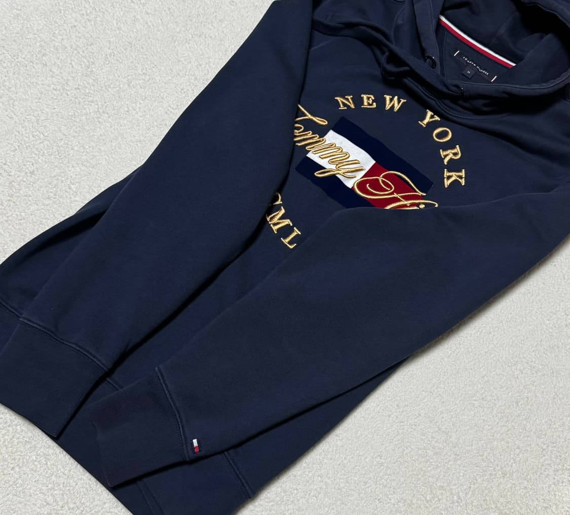 타미힐피거 네이비 후드티 상품이미지5