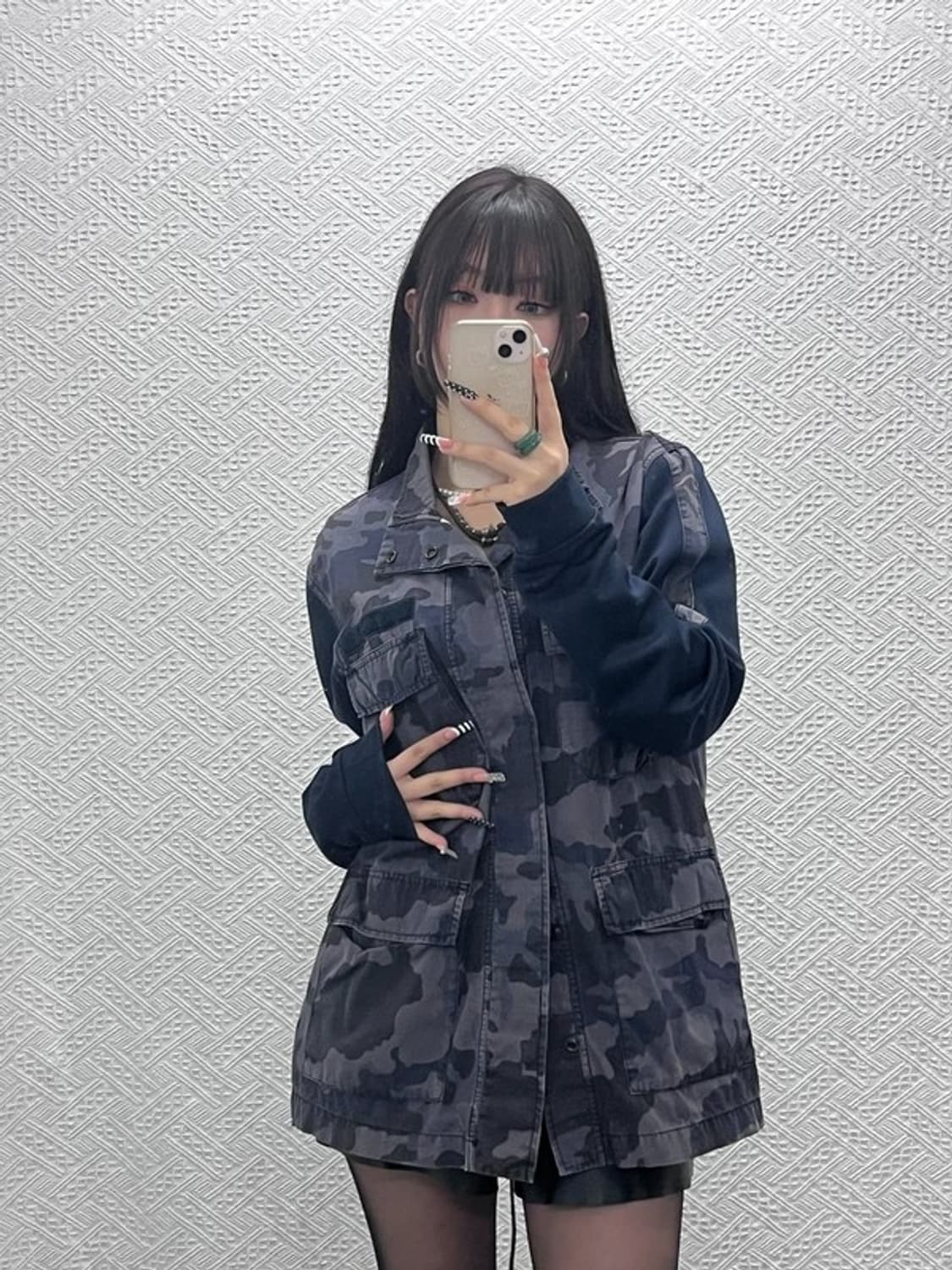 나이키 고프코어 밀리터리 카모플라주 워크 자켓 XL C10260 상품이미지1