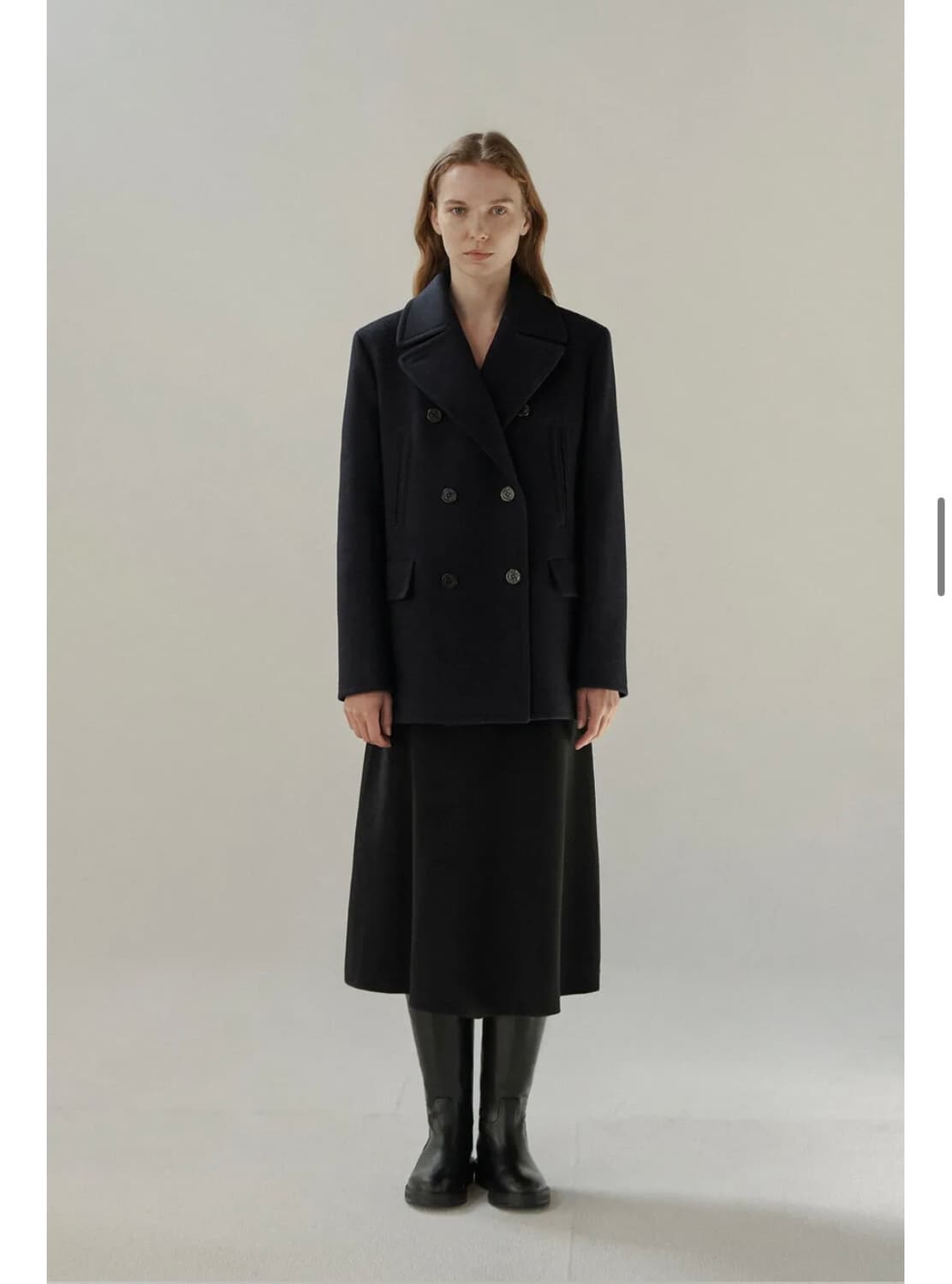 클린 피코트(KLEAN Classic pea coat/Dark Navy) 상품이미지1