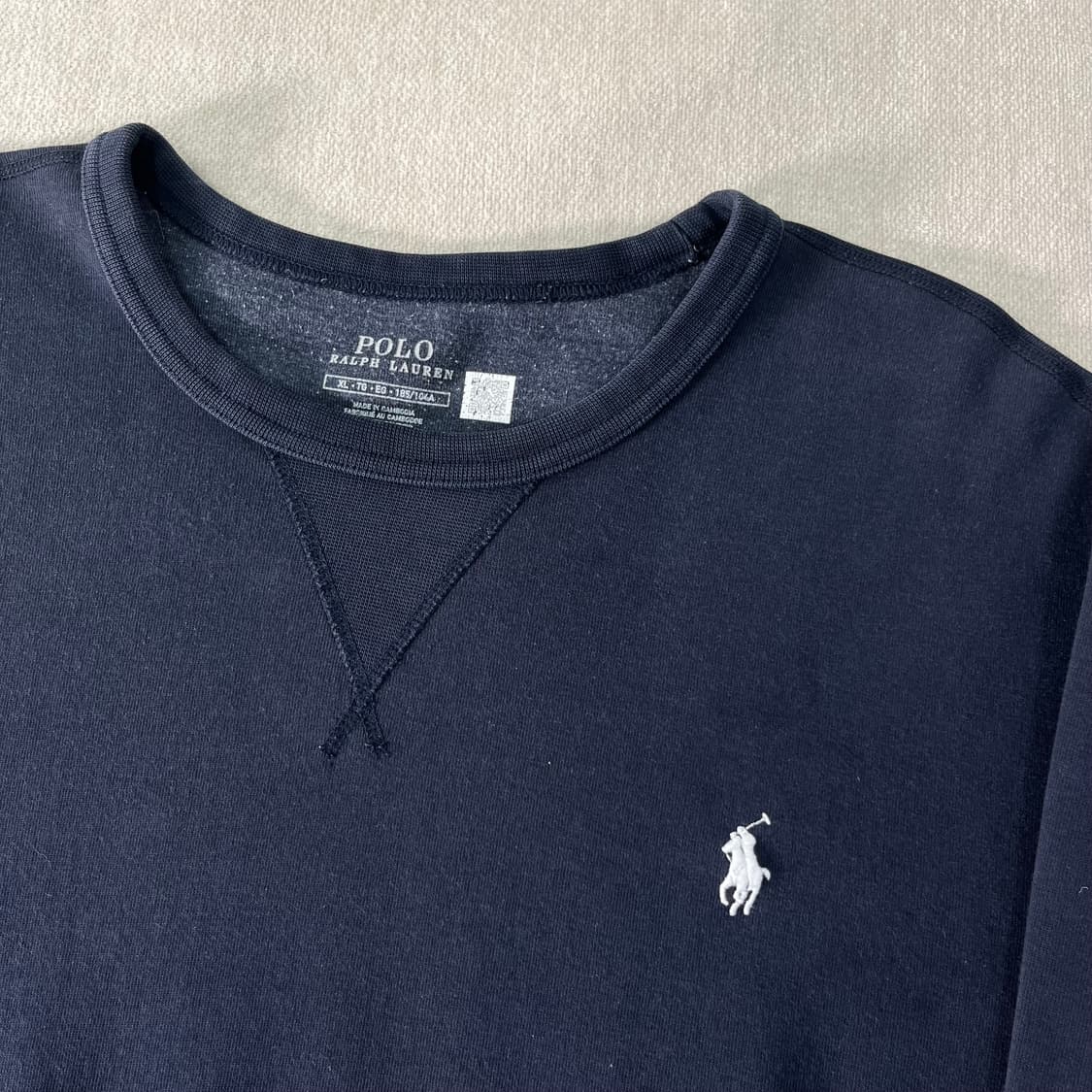 105 폴로랄프로렌 신형 스몰포니 블랙 맨투맨 상품이미지2